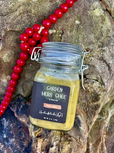 Garden Herb Ghee - 8 oz. | Authentic, Handmade Ghee (Clarified Butter)