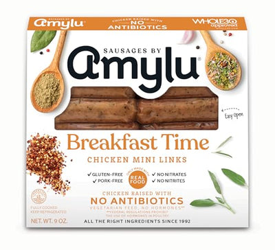 Amylu Chicken Sausage Breakfast Time 9oz