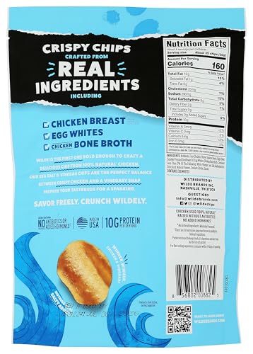 Wilde Snacks Chips Protein Seasalt Vingar 4 OZ