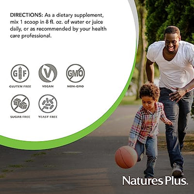 NaturesPlus KalmAssure Magnesium Powder - 0.9 lb - Pink Lemonade Flavor - Supports Nerve and Muscle Relaxation - Non-GMO, Gluten Free, Vegan - 60 Servings