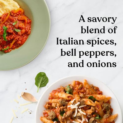 Amylu Foods Italian Style Chicken Crumbles, Natural Ingredients, 14g of Protein, GAP Certified Chicken Raised with No Antibiotics, Fully Cooked, Gluten-Free, Pork-Free, No Nitrates or Nitrites, 12 oz