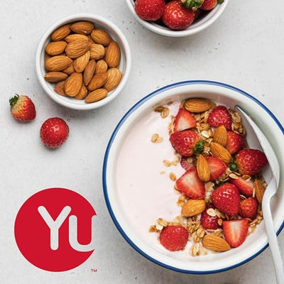 Yupik Smoked Almonds, 2.2 lb (35.2 oz), Kosher, Vegan, Roasted Salted Whole Almonds, Seasoned Nuts, Smoky Flavor, High in Fiber, Crunchy, Savory Snacks