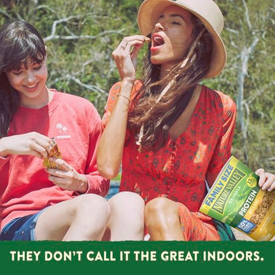 Nature Valley Protein Granola, Oats and Honey Granola, Resealable Snack Pouch, Family Size, 17 oz