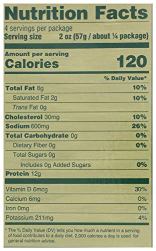 Ducktrap, Kendall Brook Cold Smoked Salmon, 8 Ounce