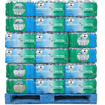MMembers Mark 16.9 Oz Bottled Water – Full Pallet (48 Cases, 1920 Bottles) – 40 Bottles per Case – Ideal for Home, Office, and Events – Conveniently Delivered
