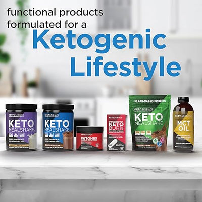 KETO SCIENCE Ketones Powder, Exogenous Ketone Powder, with goBHB, Keto Electrolytes Powder, Supports Metabolism, Intermitten Fasting, Focus and Workout Support, Passion Fruit Flavor, 15 Servings