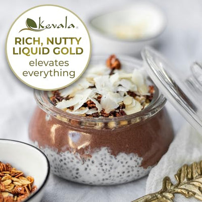 Kevala Coconut Ghee - Made with Grass Fed Cows’ Milk, Lactose-Free and Casein-Free Alternative to Butter, Unsalted Coconut Ghee for Cooking and Baking, Great for Grilling Vegetables and Meats, 2 lb