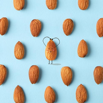 Yupik Smoked Almonds, 2.2 lb (35.2 oz), Kosher, Vegan, Roasted Salted Whole Almonds, Seasoned Nuts, Smoky Flavor, High in Fiber, Crunchy, Savory Snacks