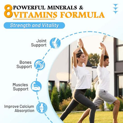 High Absorption Calcium Gummies, Sugar Free Calcium Magnesium Supplement with Potassium Vitamin D3 for Men and Women - Vegan, Orange Flavor 60 Cts