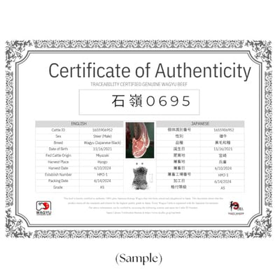 A5 Japanese Wagyu Ribeye Steaks - Premium A5 Grade 100% Wagyu Beef, Gourmet Food Featuring Exquisite Beef Ribeye from Miyazaki, Hokkaido, Kagoshima, Kobe Japan (12 oz)