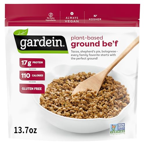 Gardein Plant-Based Ground Be'f, Vegan, Frozen Meat Alternative, 13.7 oz.