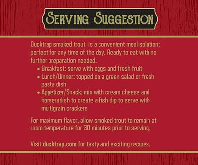Ducktrap, Smoked Trout Fillet, 8 oz