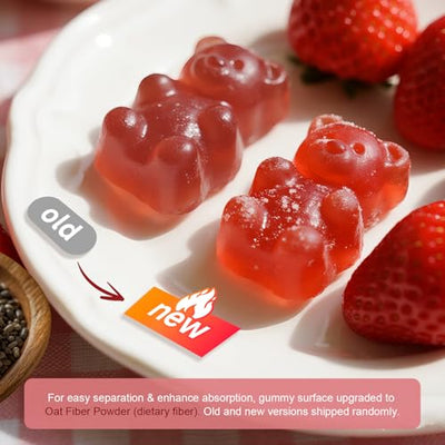 (2 Pack) Magnesium Potassium Supplement Gummies - New Formula Calm Magnesium Bisglycinate Gummies & Plant Potassium Plus Chia Seeds, B6, D3, K2 & Calcium for Sleep, Leg Cramps & Muscle -Vegan,60 Count