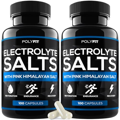 (2 Pack | 200 Salt Pills) Salt Tablets Electrolyte for Runners - NSF Certified - Electrolytes Replacement for Rapid Hydration, Recovery, and Endurance