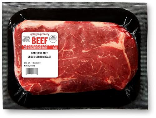 Amazon Grocery, Beef Chuck Center Roast, Boneless, USDA Choice, Weight Varies