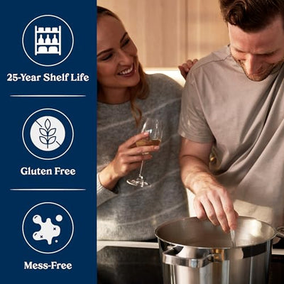 Augason Farms Vegetable Medley Blend Can - Dehydrated Mixed Veggies - Gluten Free Emergency Food Supply with Long Shelf Life for Survival, Disaster Prep & Everyday Meals - 131 Servings