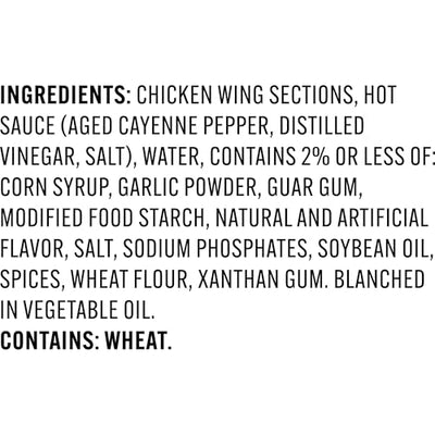 Tyson Any'tizers Buffalo Style Bone-In Chicken Wings, 22 oz. (Frozen)