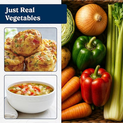 Augason Farms Vegetable Medley Blend Can - Dehydrated Mixed Veggies - Gluten Free Emergency Food Supply with Long Shelf Life for Survival, Disaster Prep & Everyday Meals - 131 Servings