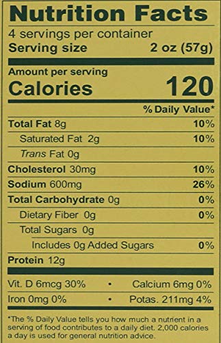 Ducktrap, Kendall Brook Cold Smoked Salmon, 8 Ounce