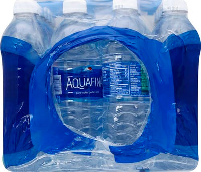 Aquafina Water, Purified, 16.9 Fl Oz (Pack of 24)