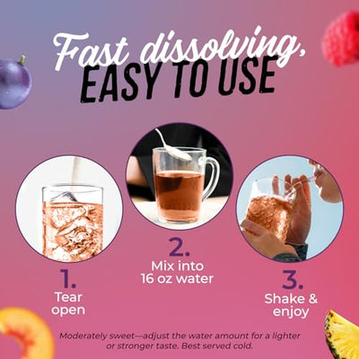 JUNP Sugar Free Electrolytes Powder Packets for Water Instant Hydration Packets with Salt & Potassium, Zero Calorie No Carbs No Sugar Keto Electrolyte Drink Mix Sticks, 5 Flavor Variety Pack, 5 Count