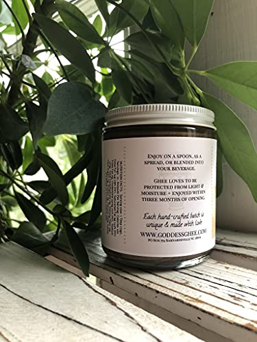 Goddess Ghee Well Adapted Blend Grass Fed High Vitamin Butter Oil, 9oz