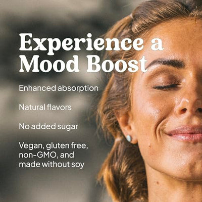 KAL Mood Magnesium Powder with L-Theanine - Mandarin Flavor Magnesium Supplement - Relaxation Support, High Absorption, No Added Sugar, Vegan, Gluten Free, Made Without Soy - 40 Servings, 9.8 oz