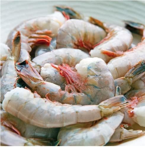 Fresh Wild Shrimp | Jumbo North Carolina, Shell On, (6 LB) | Fresh Shrimp | Gourmet Seafood | Jumbo 16/20 count | All Fresh Seafood