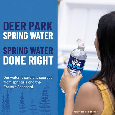 Deer Park Spring Water, 24 Pack – Crisp Refreshing Taste – 16.9 Fl Oz