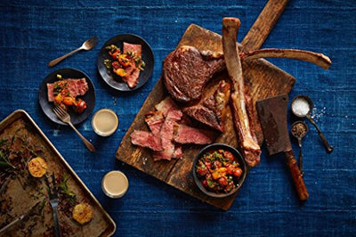 Tomahawk Steak Meat BBQ Lovers Photo Photograph Cool Wall Art Print Poster 36x24