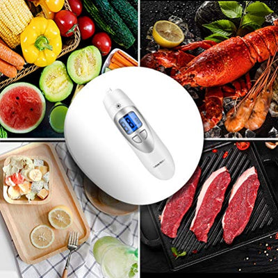 Ketone Breathalyzer, Ketogenic Breath Ketosis Breath Ketone Analyzer with 10 Mouthpiece(White)