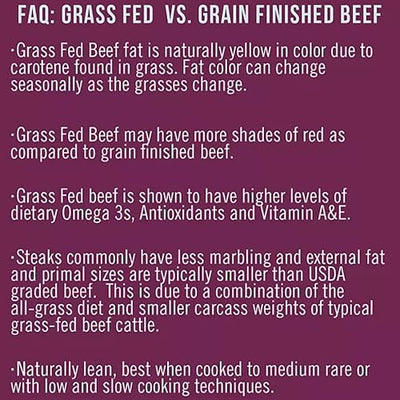 [Total 16 Steaks] Grass-Fed Ribeye Steaks – 100% Grass-Fed & Grass-Finished, All-Natural, Halal – 10 oz. Each, Tender & Flavorful – Raised in Australia – Ships Frozen via Express Mail with Insulated Box & Ice Packs