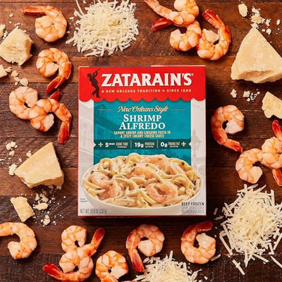 Zatarain's Shrimp Alfredo, Frozen Meal, 10.5 oz