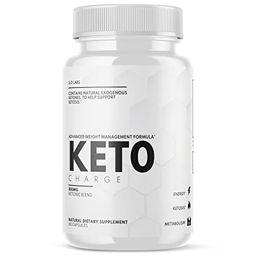 Keto Charge Advanced Weight Management Formula Supplement Pills (60 Capsules)