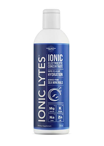 Ionic Lytes Electrolyte Concentrate (96 Servings) | Sugar Free, Keto Electrolyte Drops, Perfectly Purified Ionic Electrolytes for Rapid Hydration | 30% More Potassium, Magnesium & Zinc (8 oz)