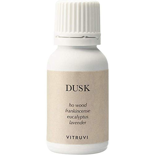 Vitruvi Dusk, Calming Essential Oil Blend, 100% Pure Ho Wood, Frankincense, Eucalyptus and Lavender Oil (0.5 fl.oz)