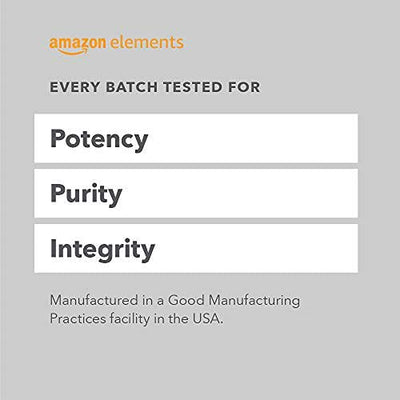 Amazon Elements Vitamin B12 Methylcobalamin 5000 mcg - Normal Energy Production and Metabolism, Immune System Support - 2 Month Supply (65 Berry Flavored Lozenges)