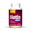 Jarrow Formulas Biotin 5000 mcg - 100 Veggie Caps - Supports Skin & Hair Growth, Lipid Metabolism & Energy Production (ATP) - 100 Servings