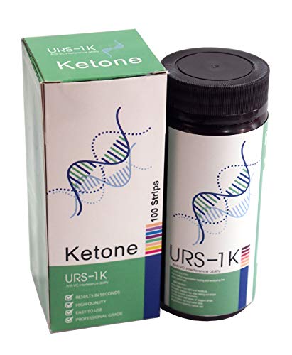 Ketone Test Strips - 100 Count - Professional, high Grade Quality Strips