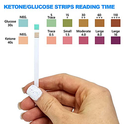 Urine Test Strips Ketone Glucose Strips for Dogs and Cats Urinalysis (50 Strips) Monitoring and Avoid UTI by Advocate Pettest