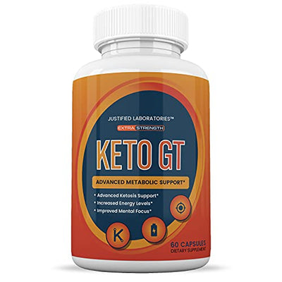 (2 Pack) Keto GT Advanced Includes Apple Cider Vinegar goBHB Exogenous Ketones Keto Pills Supplement Premium Ketosis Support for Men Women 120 Capsules