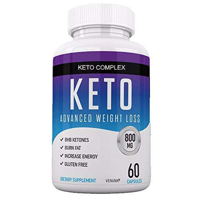 Keto Diet Pills for Men and Women - Helps Weight Loss & Burns Fat Quicker - Get Fit, Get Energized and Clear Your Mind - 60 Easy-Swallow Capsules Per Bottle for Keto Weight Loss by Chi Nutrition