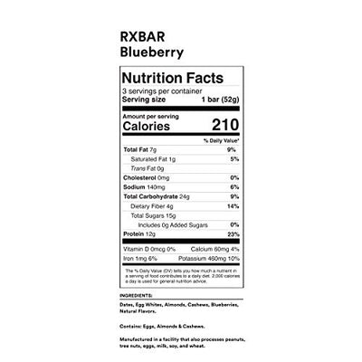 RXBAR Protein bar, Fan Favorite Variety Pack, 12ct, 1.83 Oz