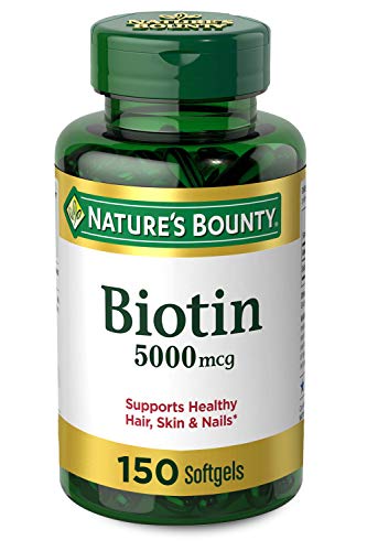 Nature’s Bounty Biotin 5000 mcg, 150 Rapid Release Softgels