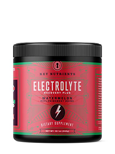 Electrolyte Powder, Watermelon Hydration Supplement: 90 Servings, Carb, Calorie & Sugar Free, Keto Replenishment Drink Mix. 6 Key Electrolytes - Magnesium, Potassium, Calcium & More.