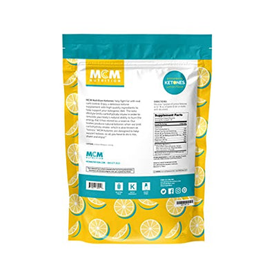 Exogenous Ketones Powder and BHB (Lemon) - Ketone Drink for Ketosis & Boosts Energy –– Keto Drink Mix - Fast Acting Ketosis Packets - Ketones Supplement for Ketosis (20 Keto Packets) by MCM Nutrition