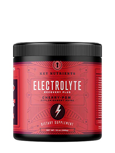 Electrolyte Powder, Cherry-Pom Hydration Supplement: 90 Servings, Carb, Calorie & Sugar Free, Delicious Keto Replenishment Drink Mix. 6 Key Electrolytes - Magnesium, Potassium, Calcium & More.