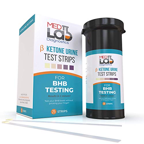 Ketone Testing Kit Strips for Keto Urine BHB Test. Made in USA. No Need for Keto Blood Monitor. First Urine BHB Ketosis Test Kit for Keto Adapted. Exogenous Ketones Testing