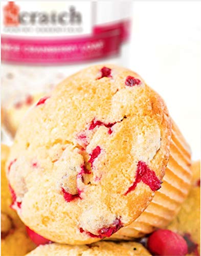 Orange Cranberry Loaf & Muffin Mix by Scratch - Low Carb Keto (4g Net Carbs), No Added Sugar, Gluten Free, Dairy Free, Blossom Natural Sweetener
