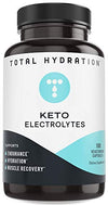Total Hydration Keto Electrolyte (100ct) Electrolyte Pills for Endurance, Hydration, Rejuvenation, Vegan-Friendly Electrolyte with Magnesium, Calcium, Sodium, Potassium, Chloride